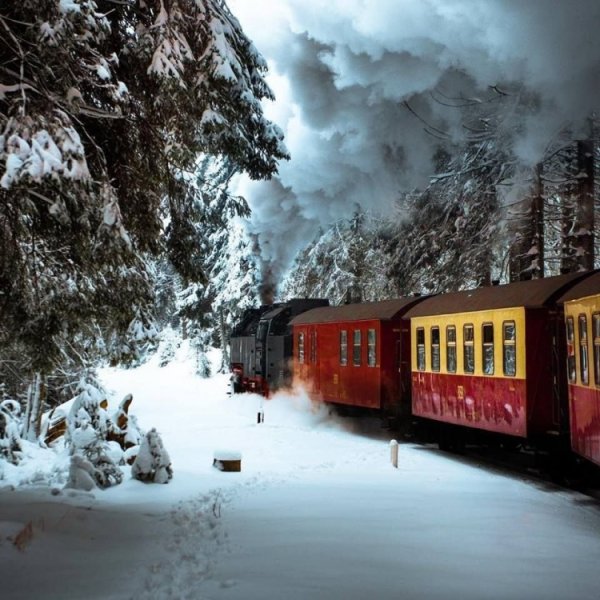 Гарц Германия зима