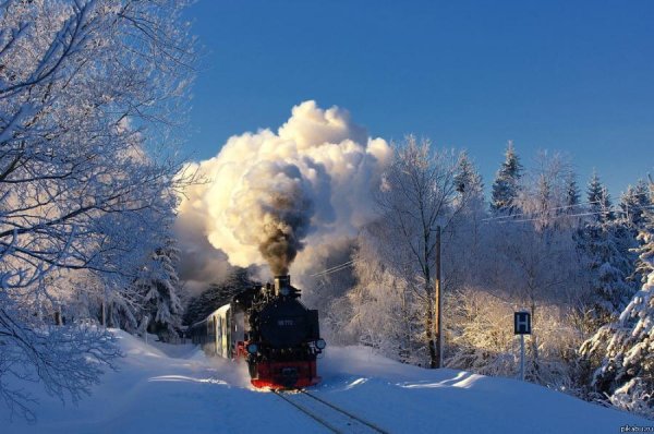Паровоз зима