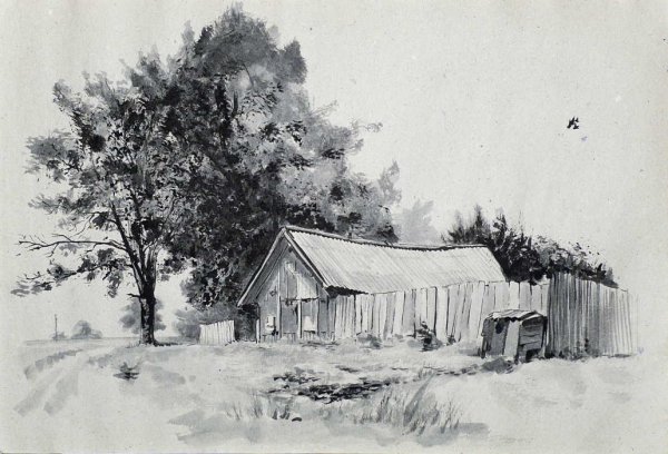 Пленэрные зарисовки Репин