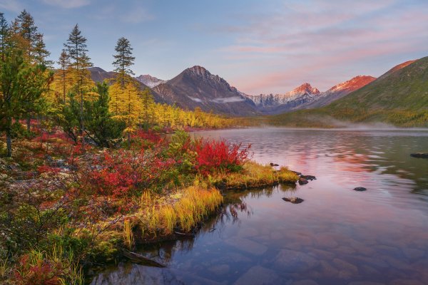 Озеро Джека Лондона Магаданская область