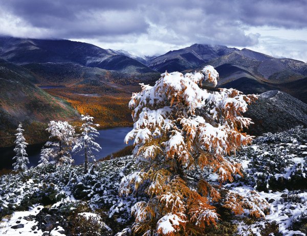 Колыма зимний пейзаж