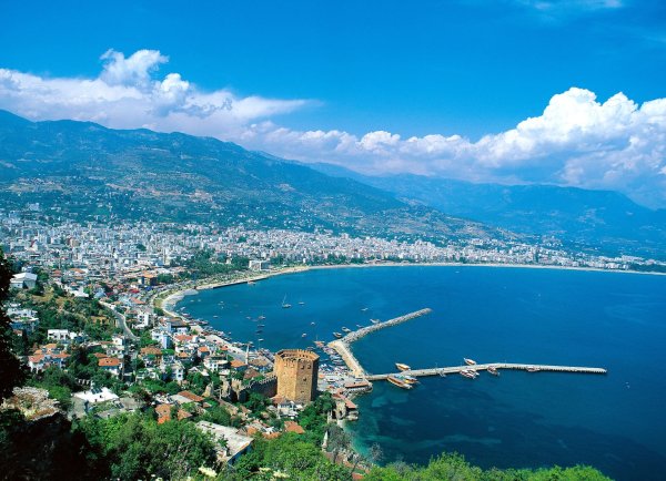 Турция Алания панорама