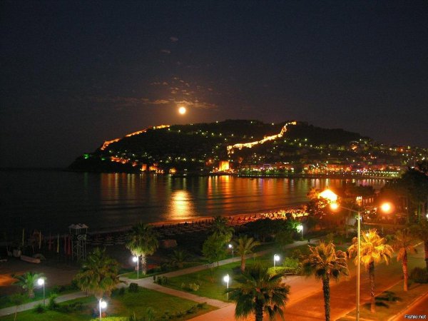 Вечерняя Аланья Alanya