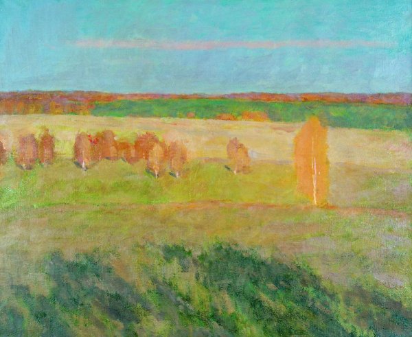 «Золотая осень» художник Ефрем Иванович зверьков