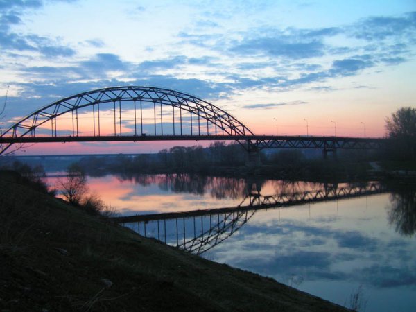 Москва река в городе Воскресенск