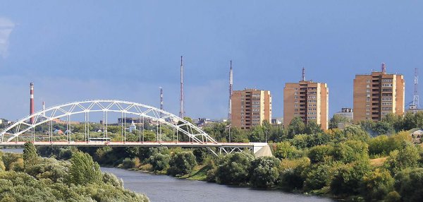 Воскресенск Новлянский пешеходный мост