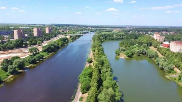 Мост в городе Воскресенск