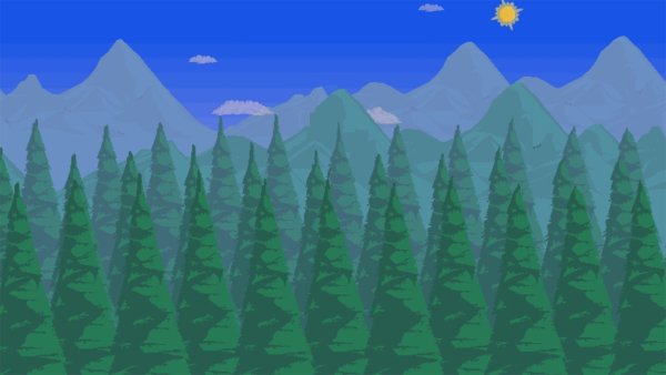 Лесной биом террария 1.4