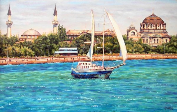 Евпатория город картина