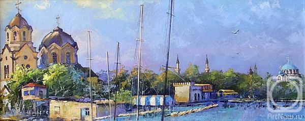 Евпатория набережная картина