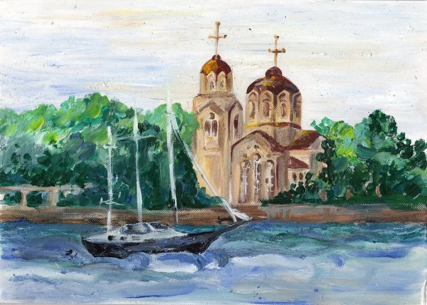 Евпаторийский Николаевский собор картина