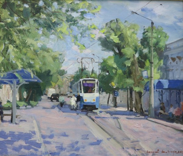 Евпатория трамвай картины