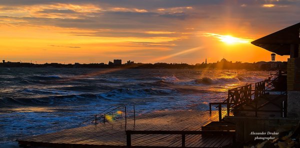 Крым Евпатория закат