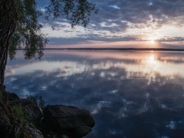 Озеро Селигер рассвет