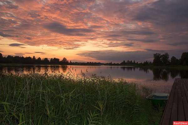 Озеро Селигер закат