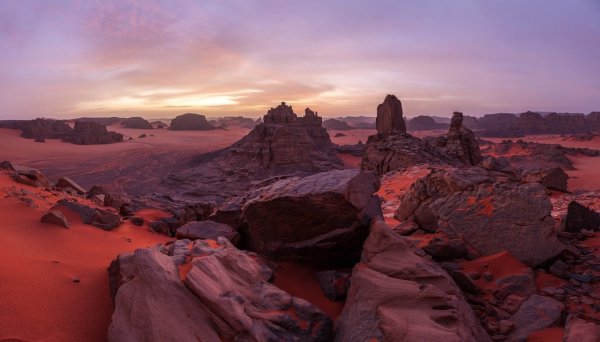 Хамада каменистая пустыня Алжир