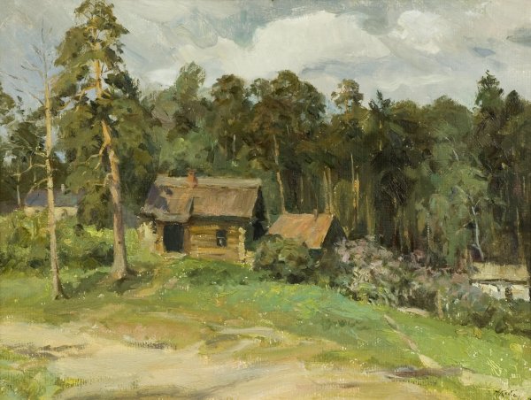 Алексей Саврасов сельский пейзаж