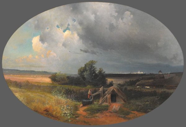 Алексей Кондратьевич Саврасов – у колодца.