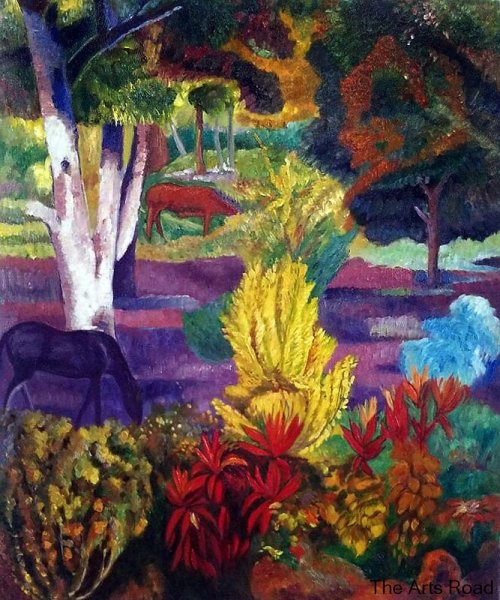 Поль Гоген пейзажи