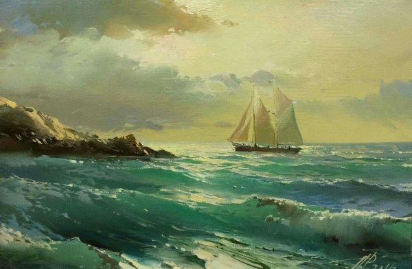 Маринист Павел Румянцев