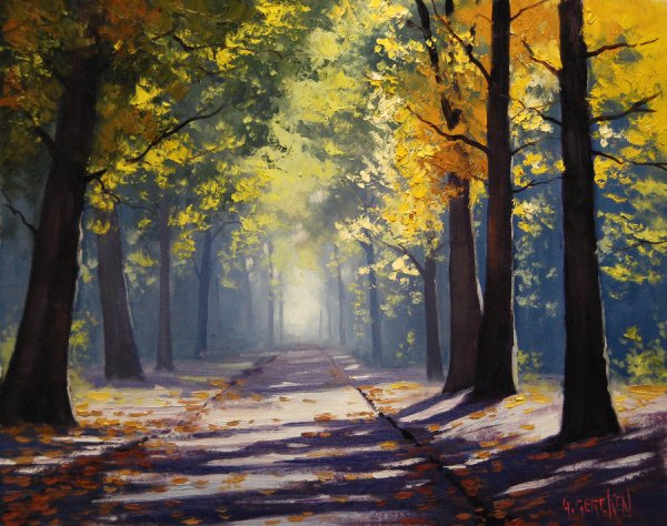 Художник Graham Gercken осень