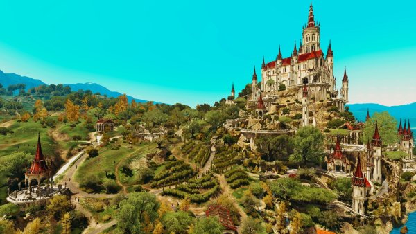 Туссент Ведьмак 3 замок