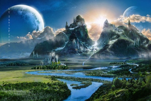 Фантастические ландшафты