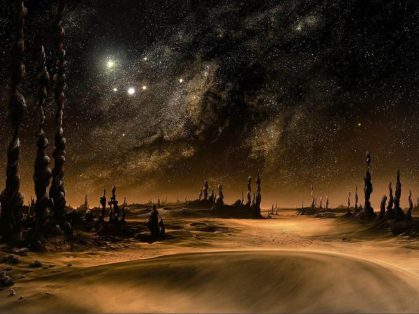 Научно фантастические пейзажи