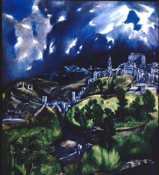 Эль греко Толедо в грозу