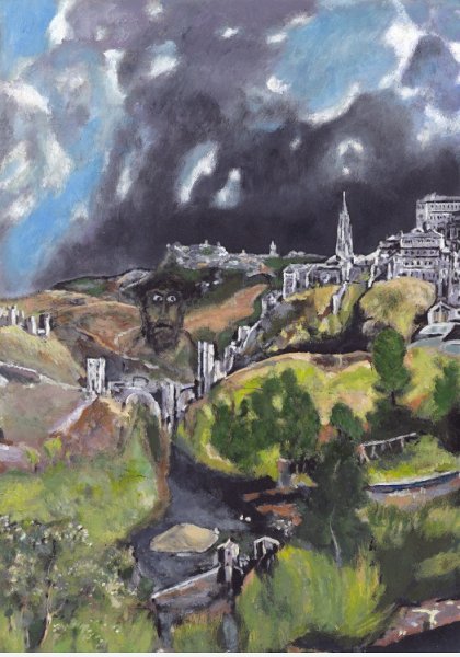 Эль греко пейзаж Толедо