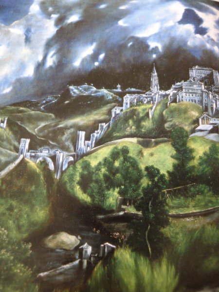 Эль греко вид Толедо 1599