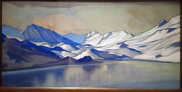 Рерих горное озеро картина