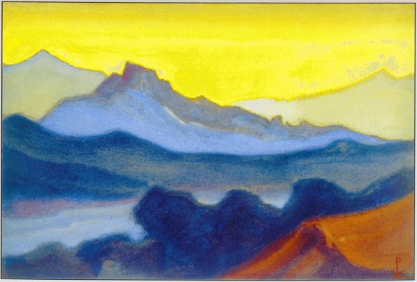 Николай Рерих горные пейзажи