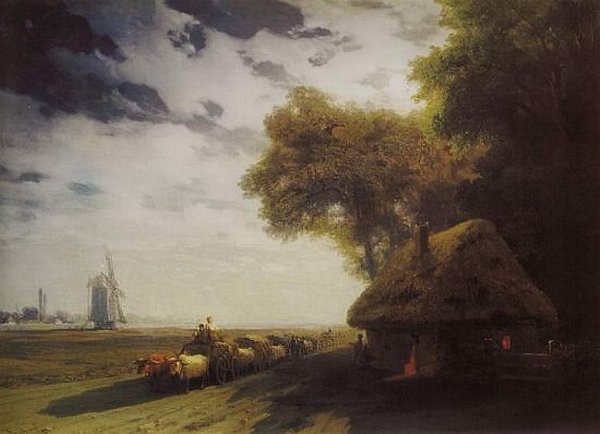 Иван Константинович Айвазовский Чумаки в Малороссии