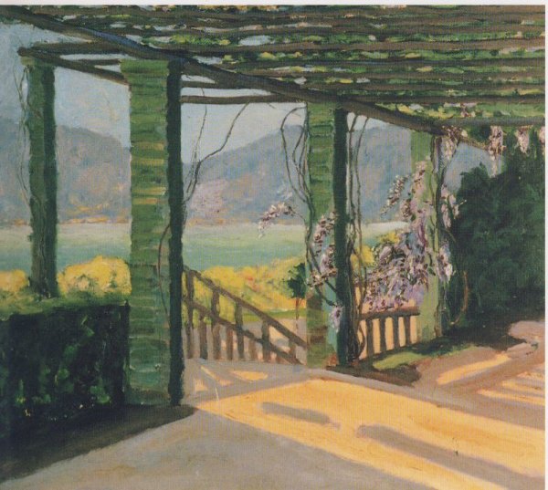 Картины Уинстона Черчилля пруд