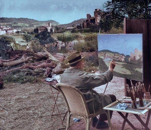 Черчилль художник