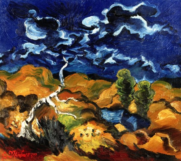 Людвиг Мейднер апокалиптический пейзаж