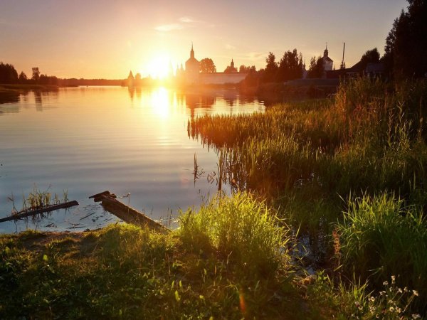 Кириллобелозеоский монастырь закат