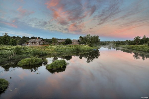 Вологодская область, село Девятины причал