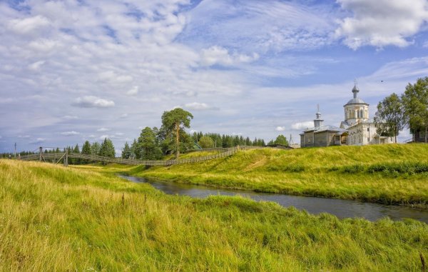 Озера в Ферапонтово Вологодской