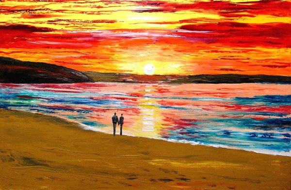 Пейзаж гуашью для начинающих