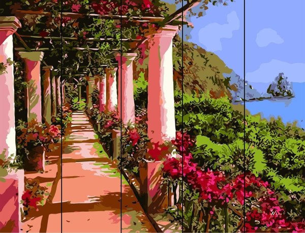 Итальянские пейзажи художник Guido Borelli