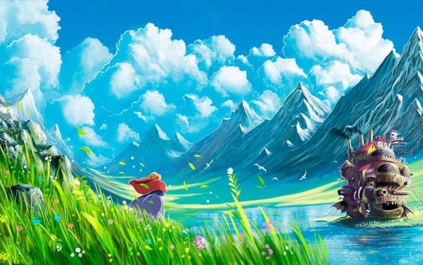 Пейзажи из мультфильмов Дисней