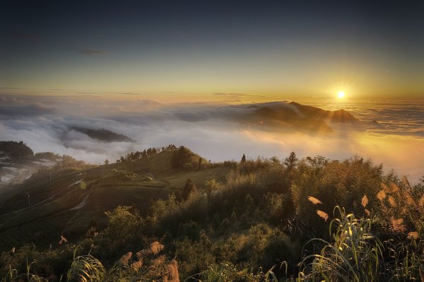 Рассветный пейзаж