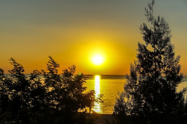 Закат в горах