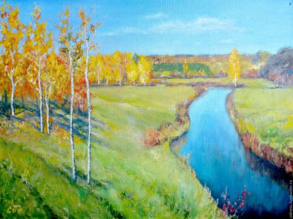 Исаак Ильич Левитан Золотая осень