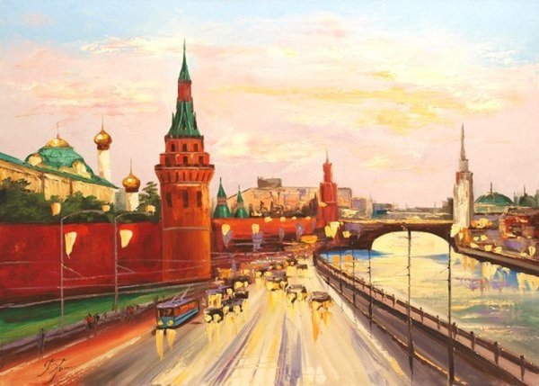 Глазунов Московский Кремль