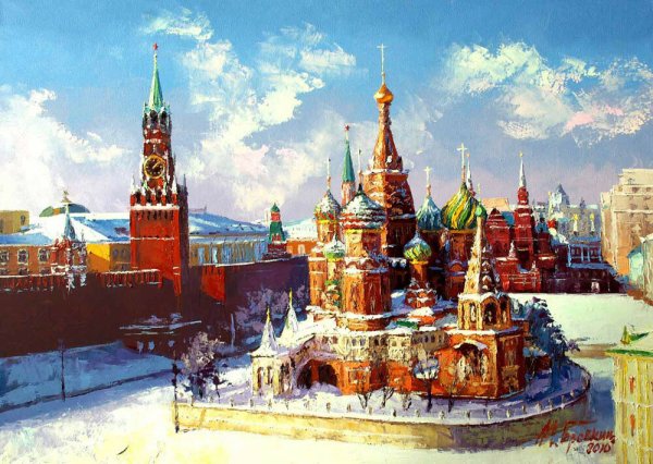 Кремль живопись Ланчак