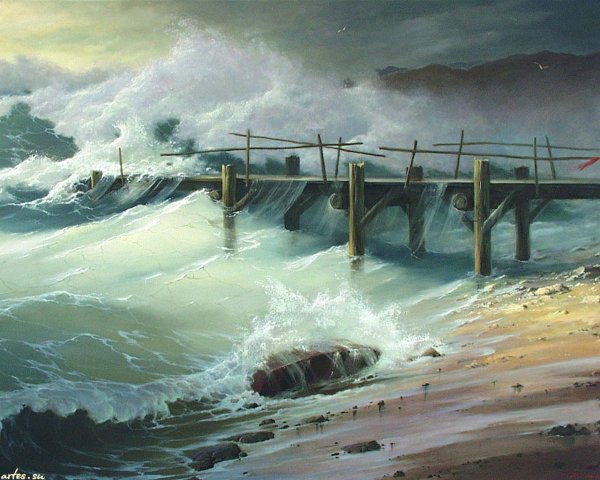 Маринист Георгий Дмитриев