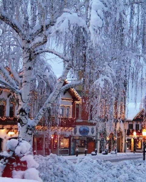 Зима рисунок